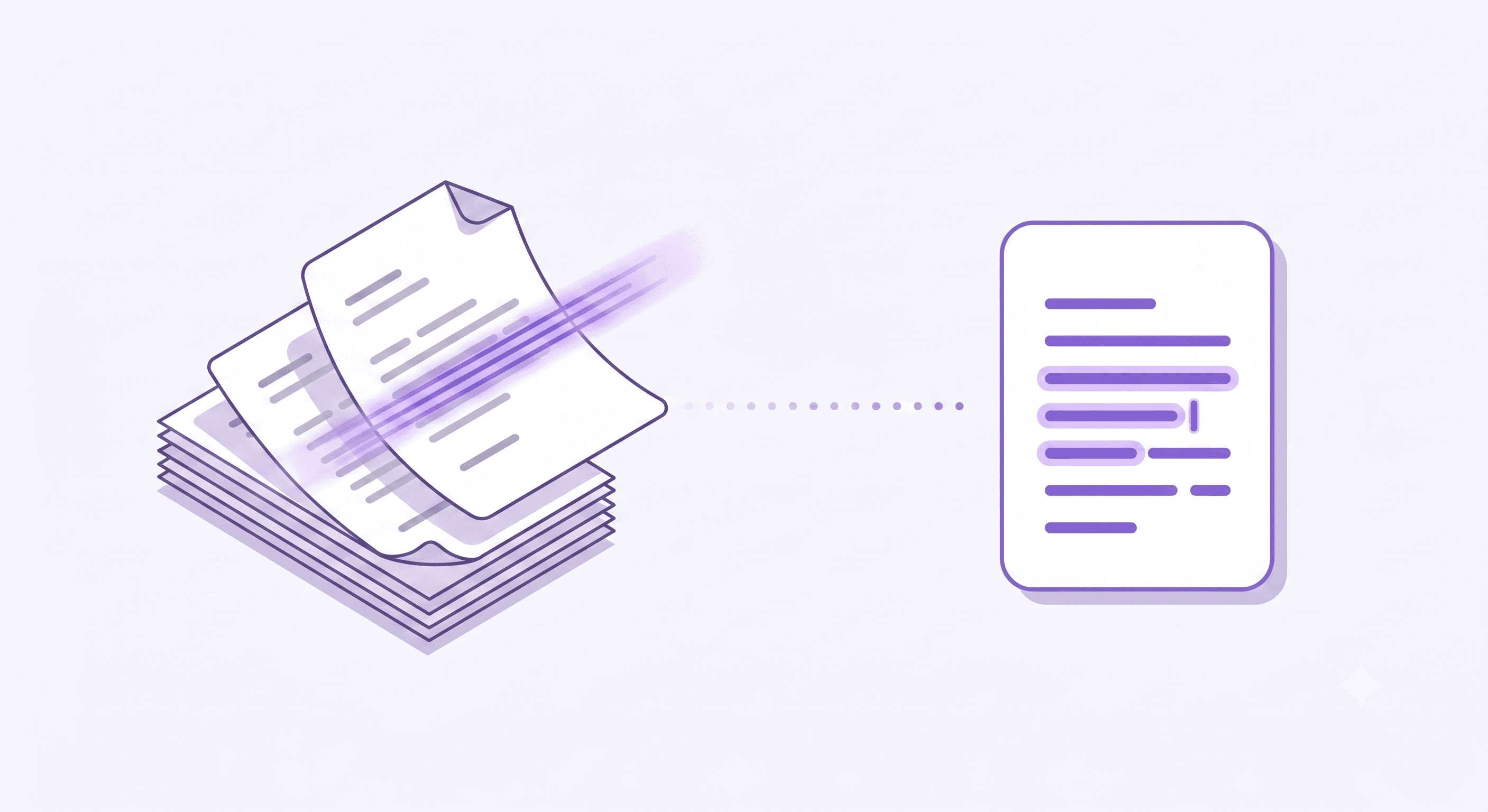 Scanned PDF document being converted into editable text with OCR